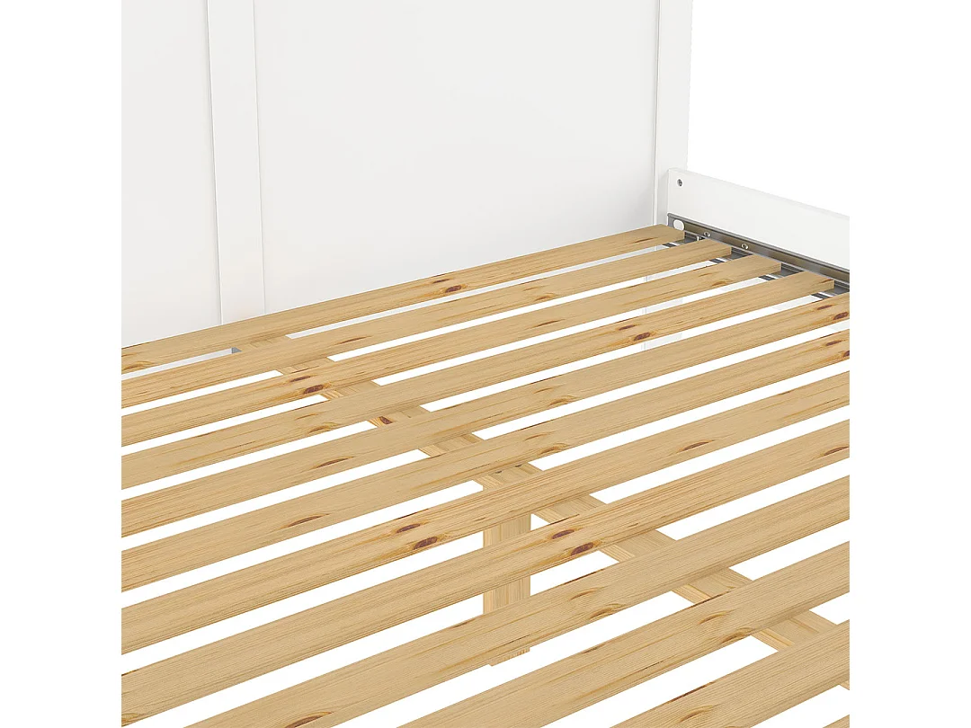 Venedig bed Tweepersoonsbed 160x200 cm, wit.