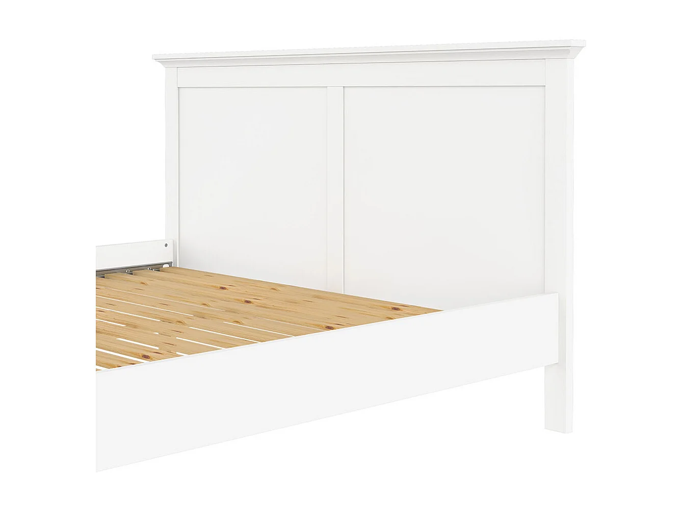 Venedig bed Tweepersoonsbed 160x200 cm, wit.
