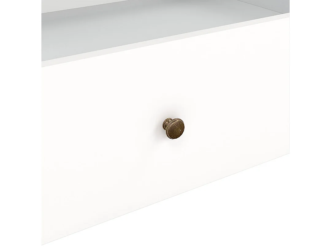 Venedig bed bedlade wit.