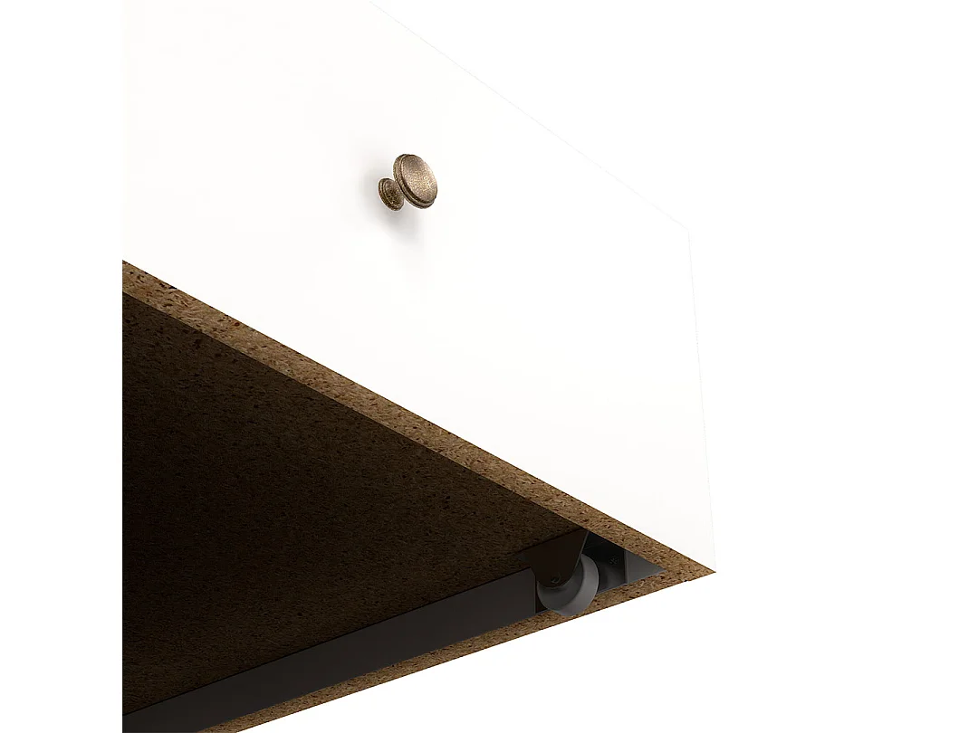 Venedig bed bedlade wit.