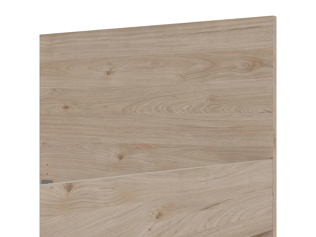 Nada Lit 160 x 200 cm, teinte Hickory.