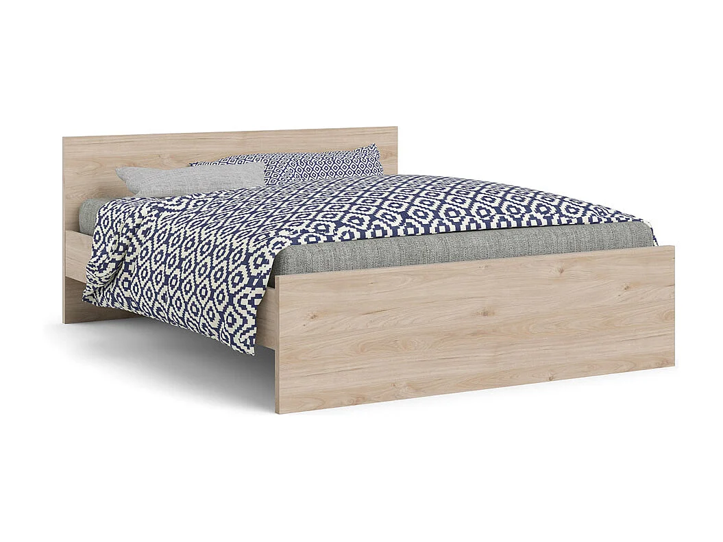 Nada Lit 160 x 200 cm, teinte Hickory.