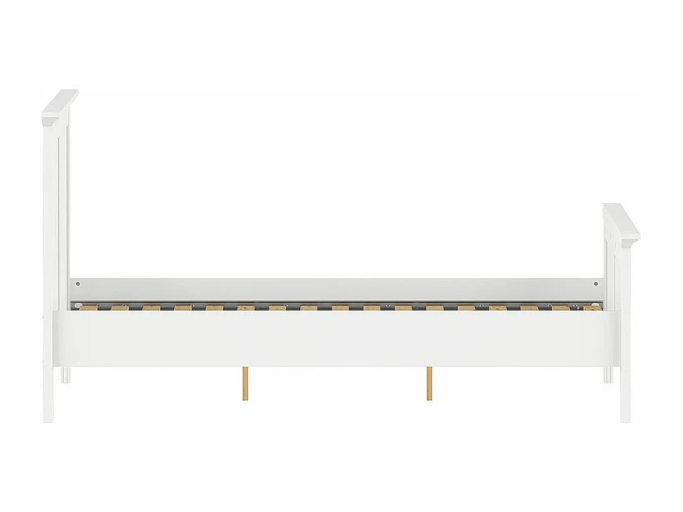 Venedig Lit lit double 140x200 cm, blanc.