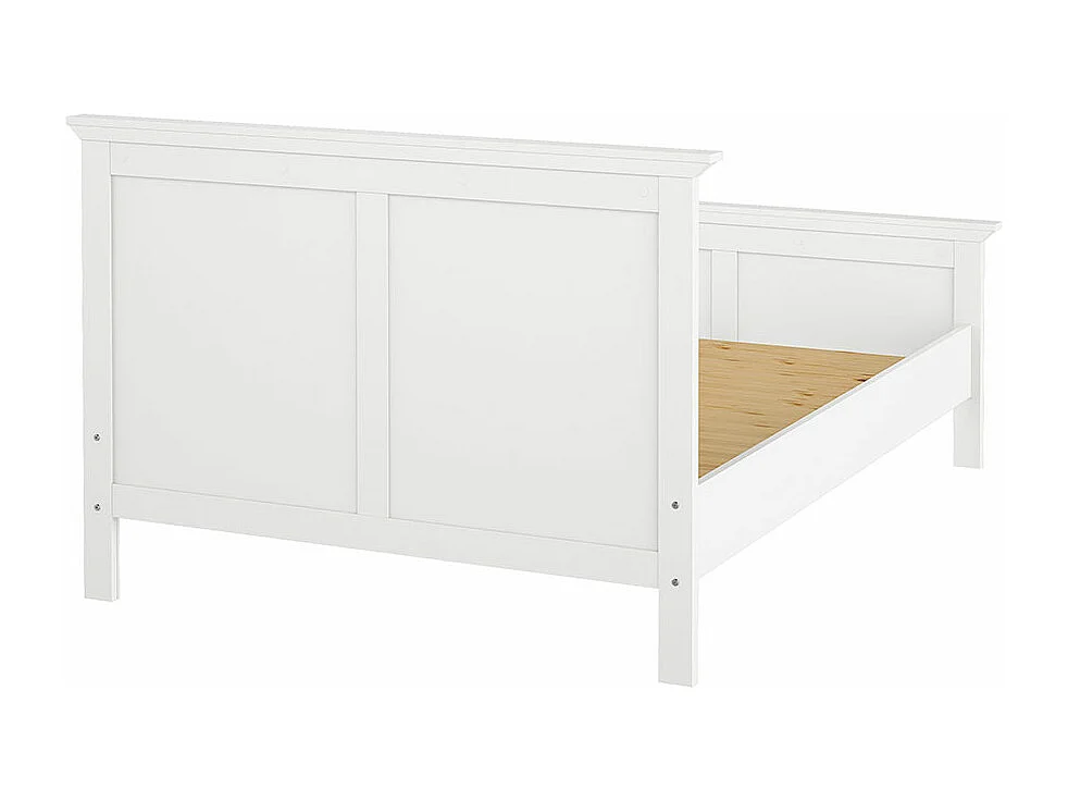 Venedig Lit lit double 140x200 cm, blanc.