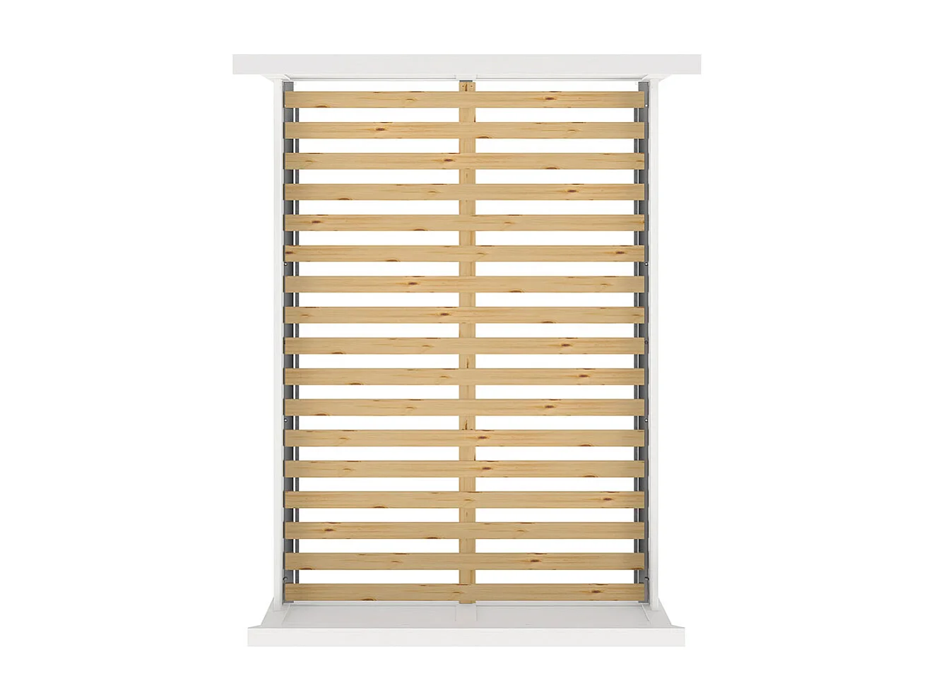 Venedig Lit lit double 140x200 cm, blanc.