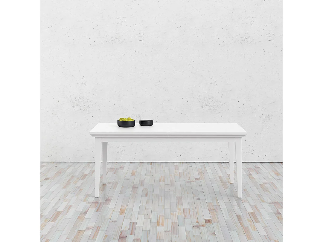Venedig Table de salle à manger 95 x 180 cm, blanc.