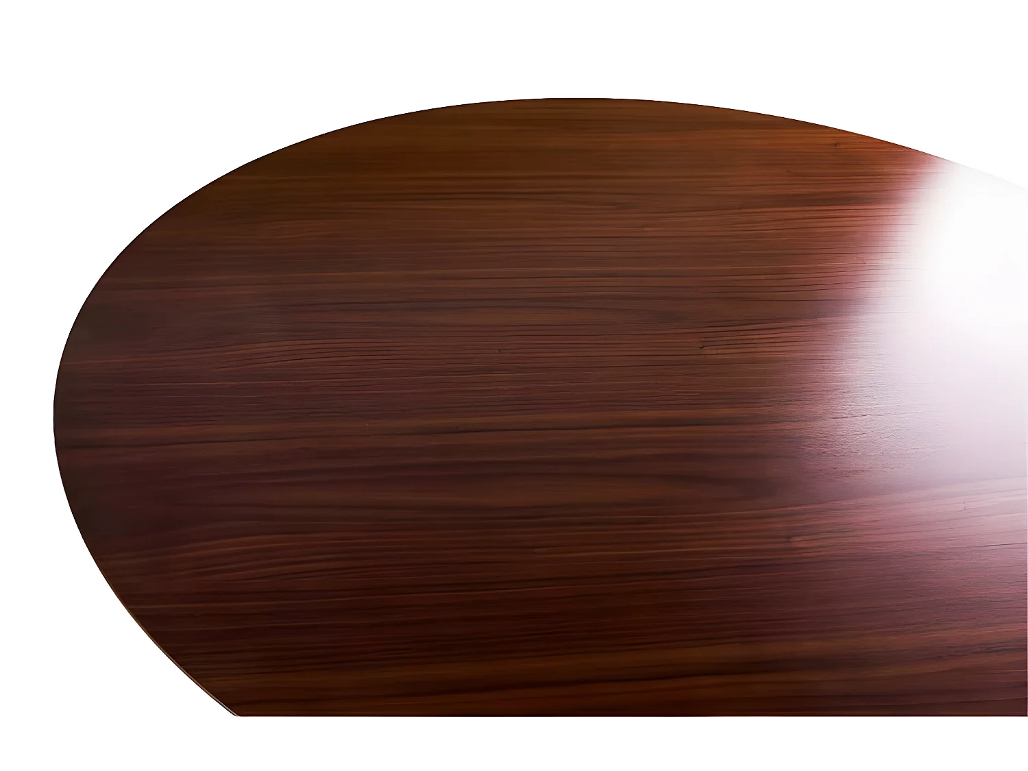 Hello ronde eetkamertafel walnoot decor Ø137 cm.