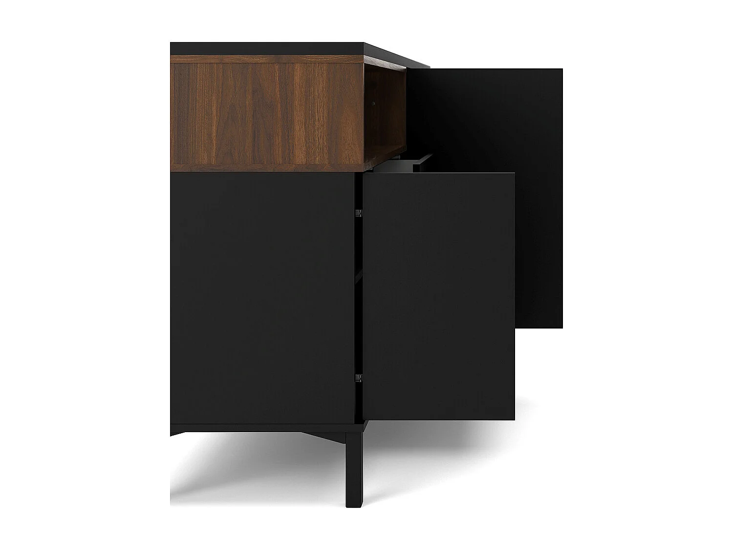 Buffet 3 portes, 3 tiroirs et 1 niche L175,7 cm - APRIL