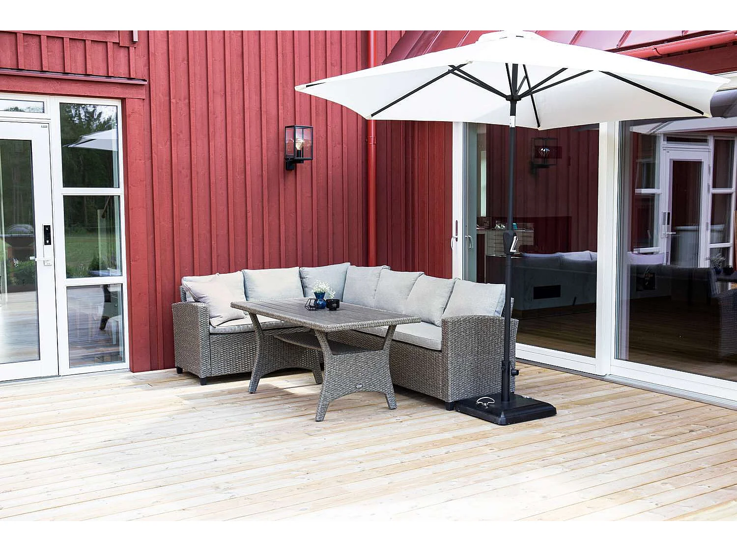 Brentwood loungeset 2 delen grijs,grijs.