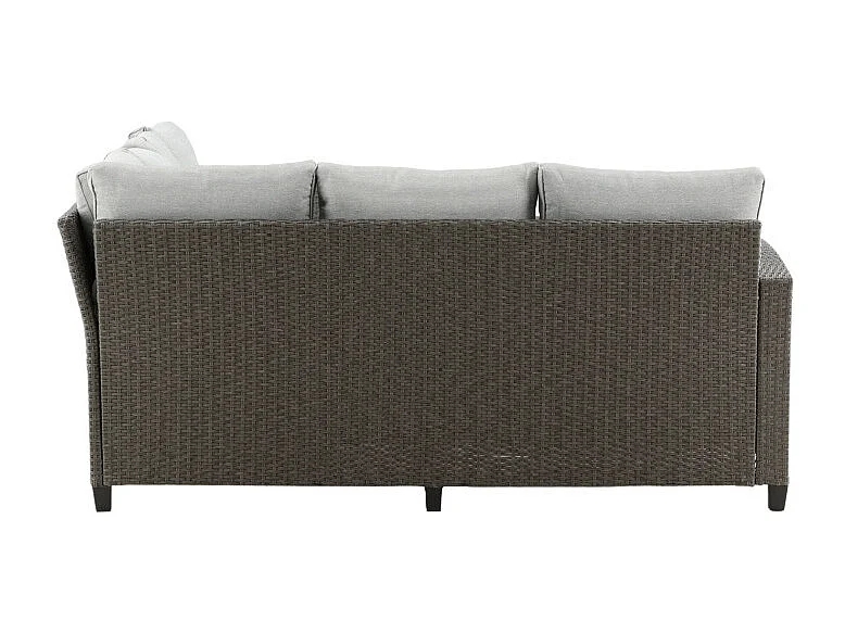 Brentwood loungeset 2 delen grijs,grijs.