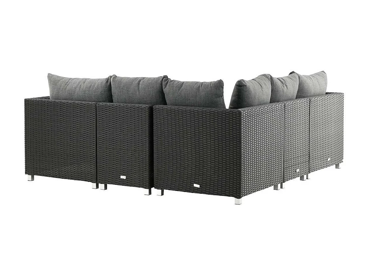 Salon de Jardin "Vamos" 200cm Noir