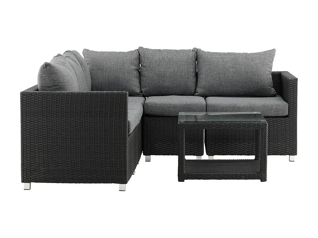 Vamos Loungeset 2 Teile grau,schwarz.