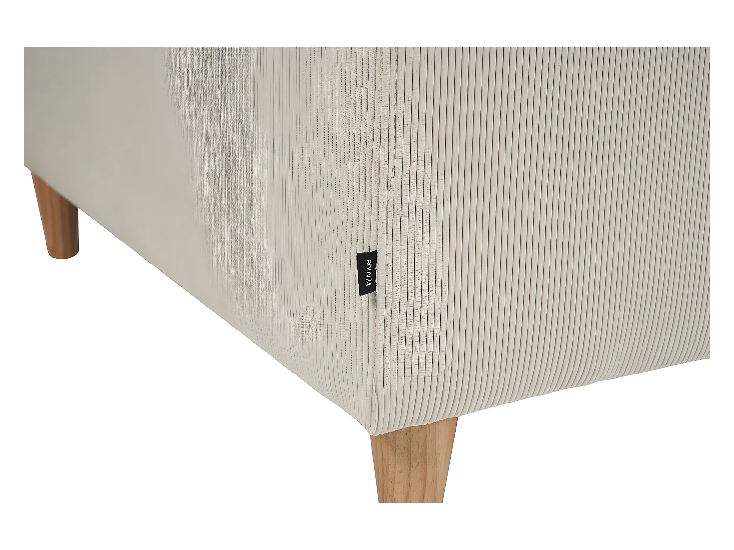 Marino canapé 3 personnes velours côtelé sable.