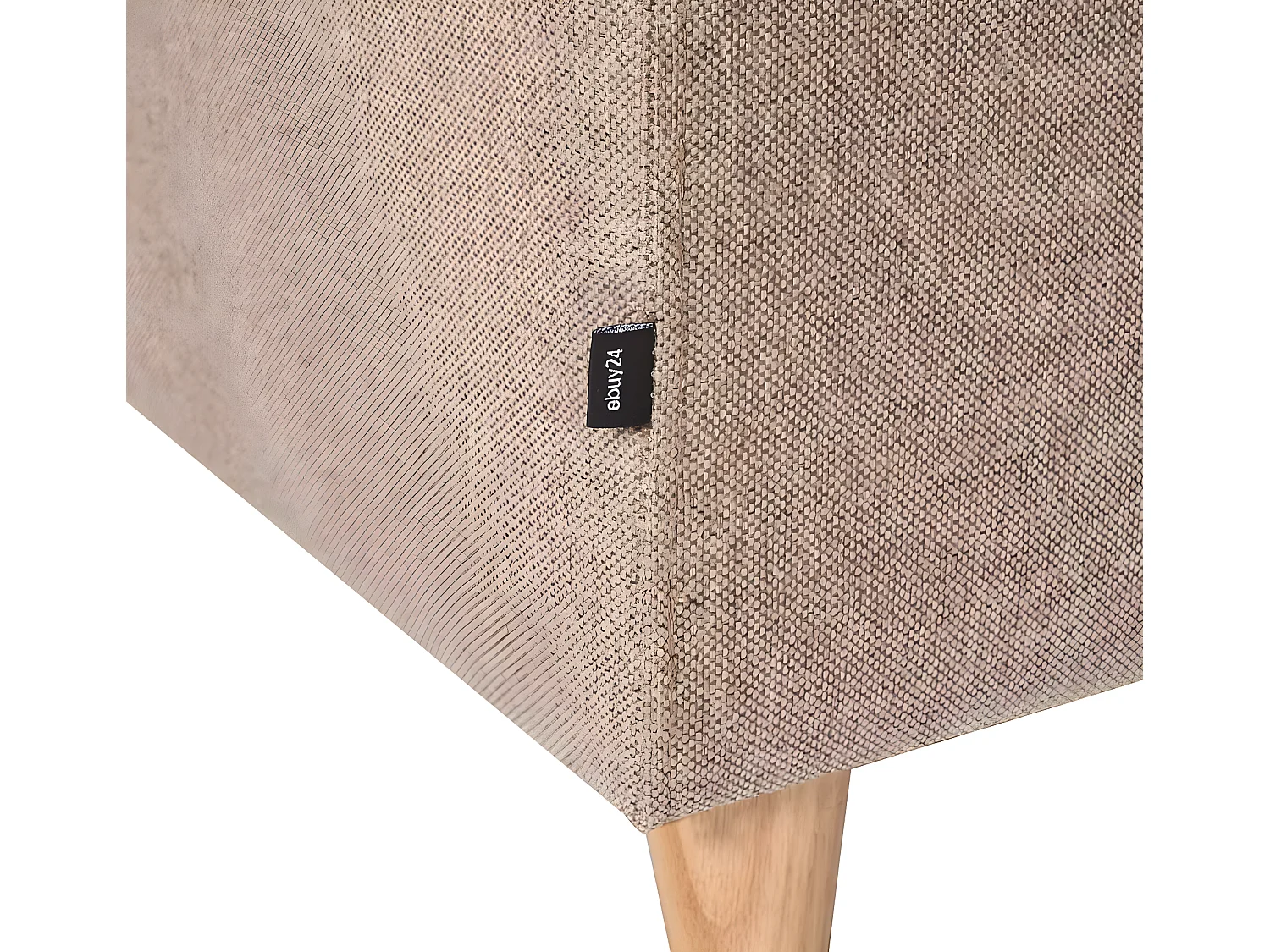 Marino canapé chaise longue 3 personnes tissu sable.