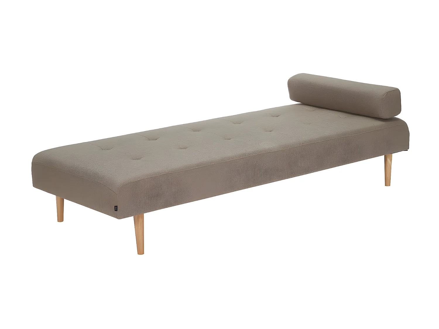 Marino lit de repos tissu marron.