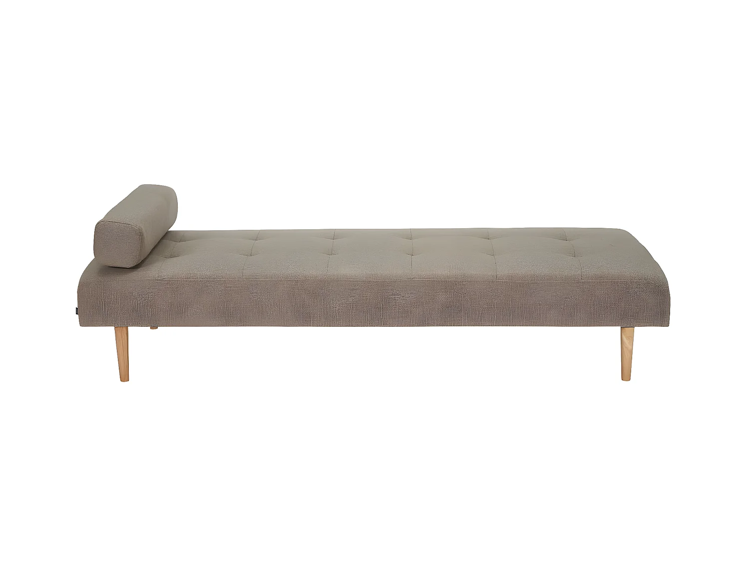 Marino lit de repos tissu marron.