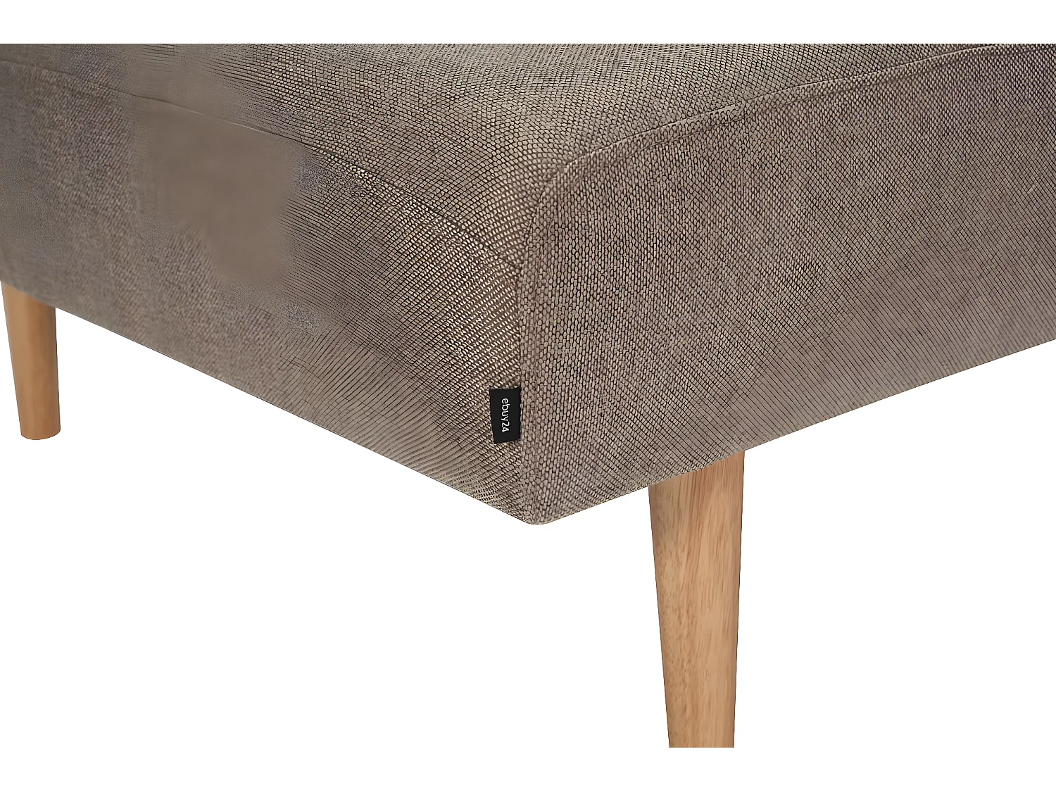 Marino lit de repos tissu marron.