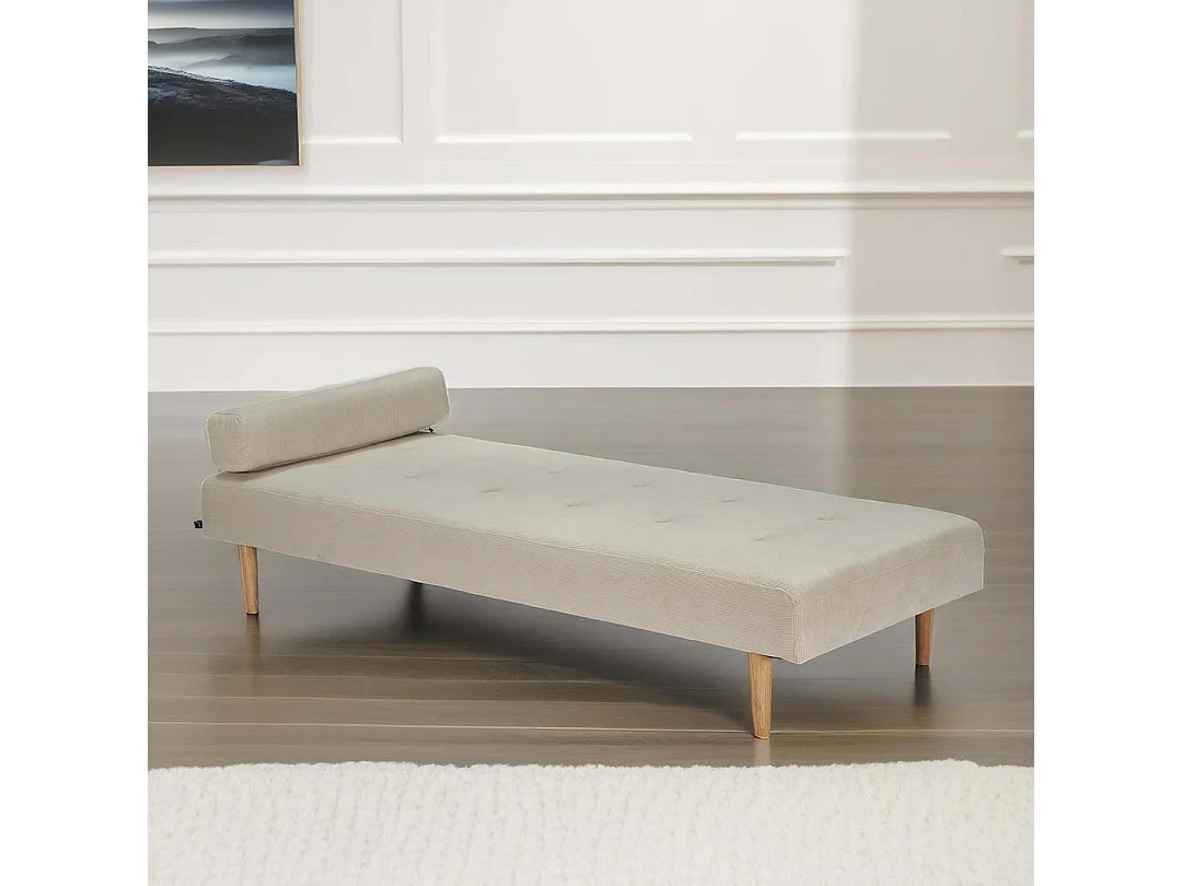 Marino Daybed Samt sandfarben.