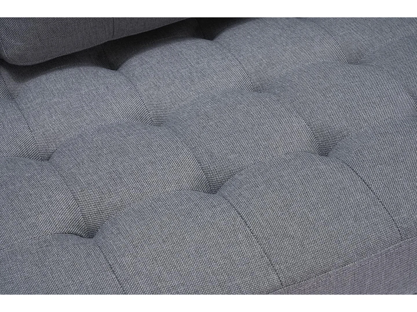 Marino Sofa 3 Personen Stoff grau.