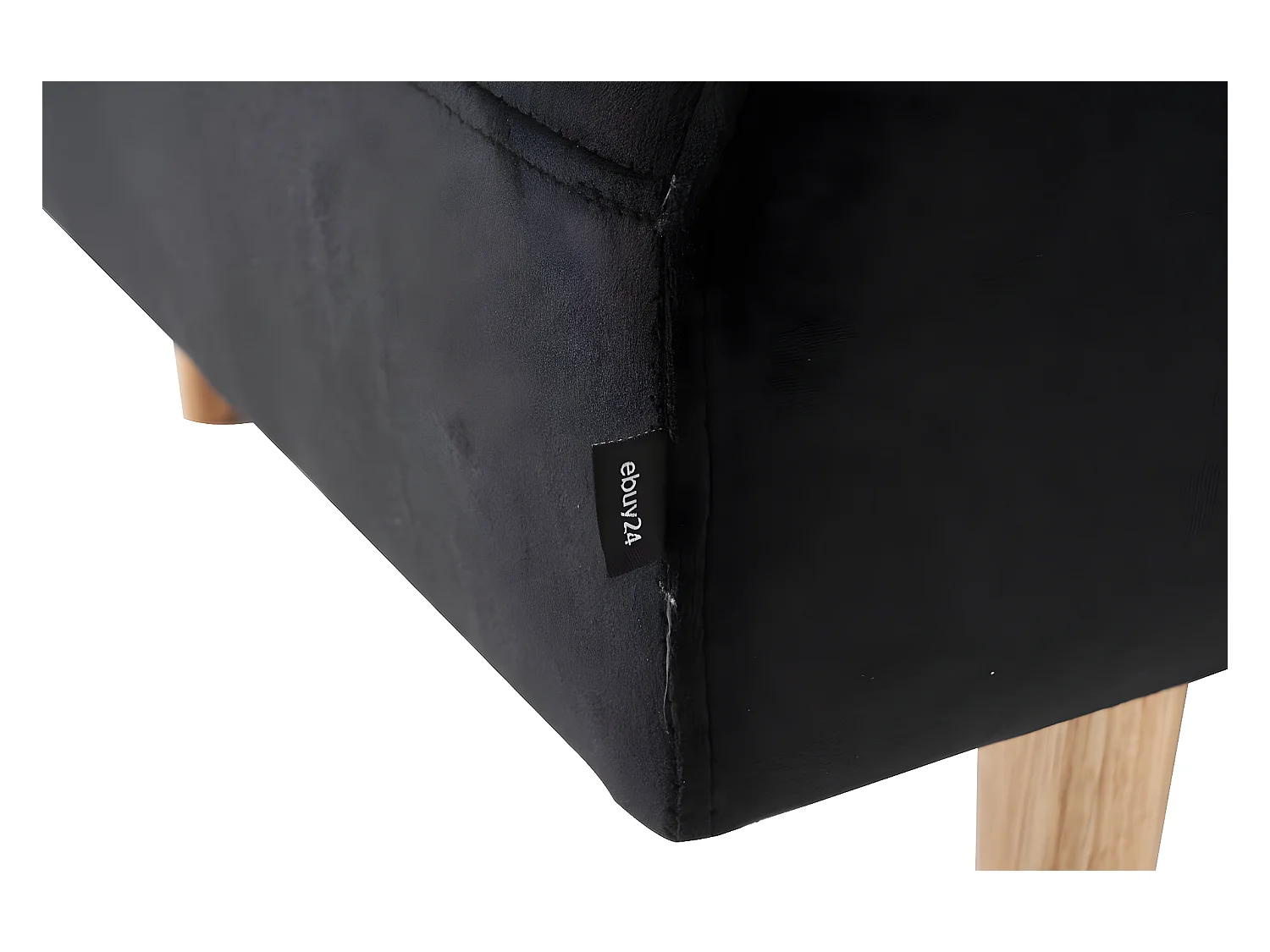 Marino lit de repos velours noir.