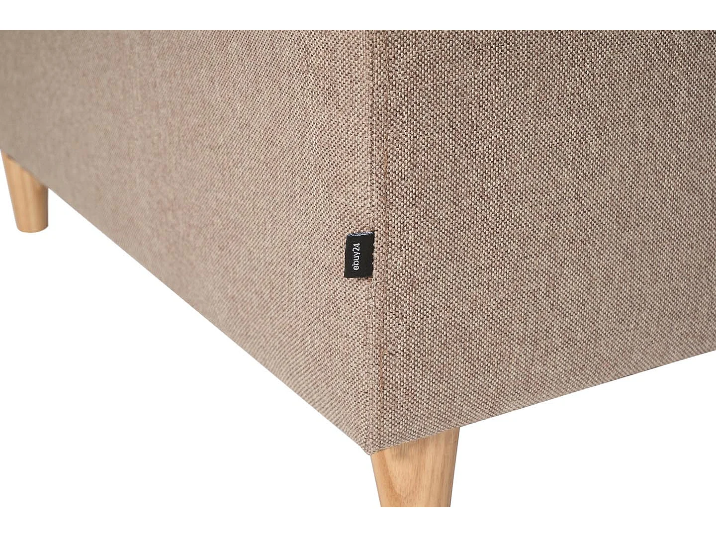 Marino canapé 3 personnes tissu marron.