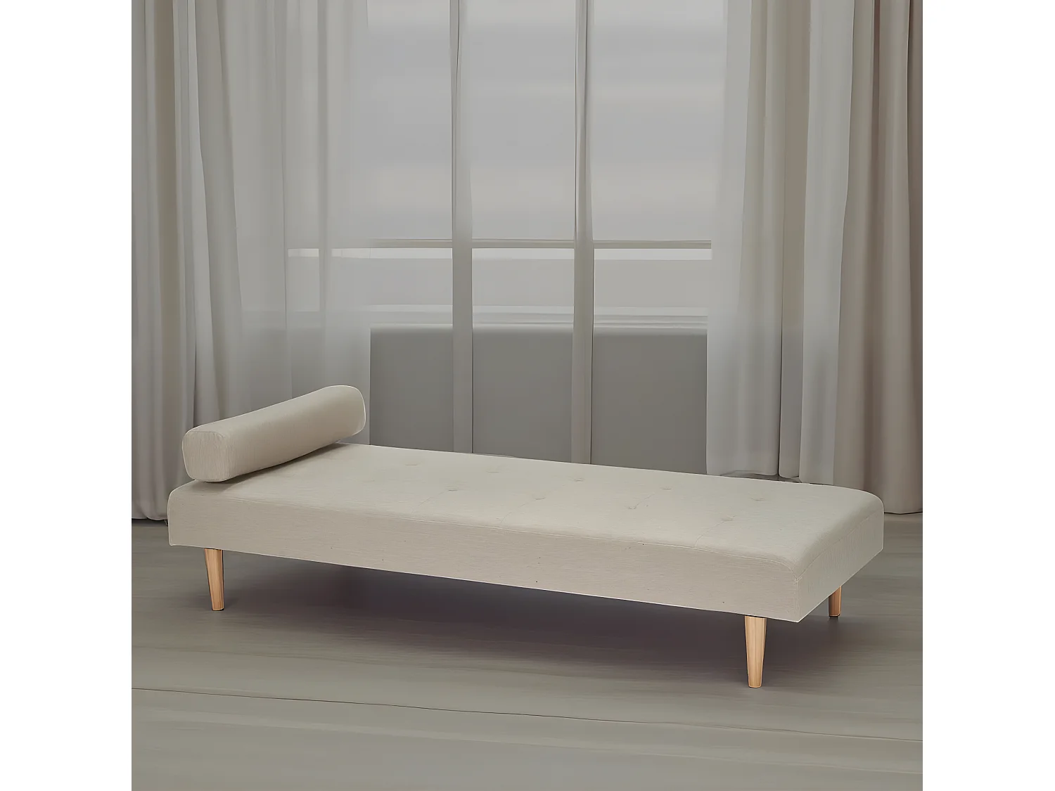 Marino dagbed stof zandkleurig.