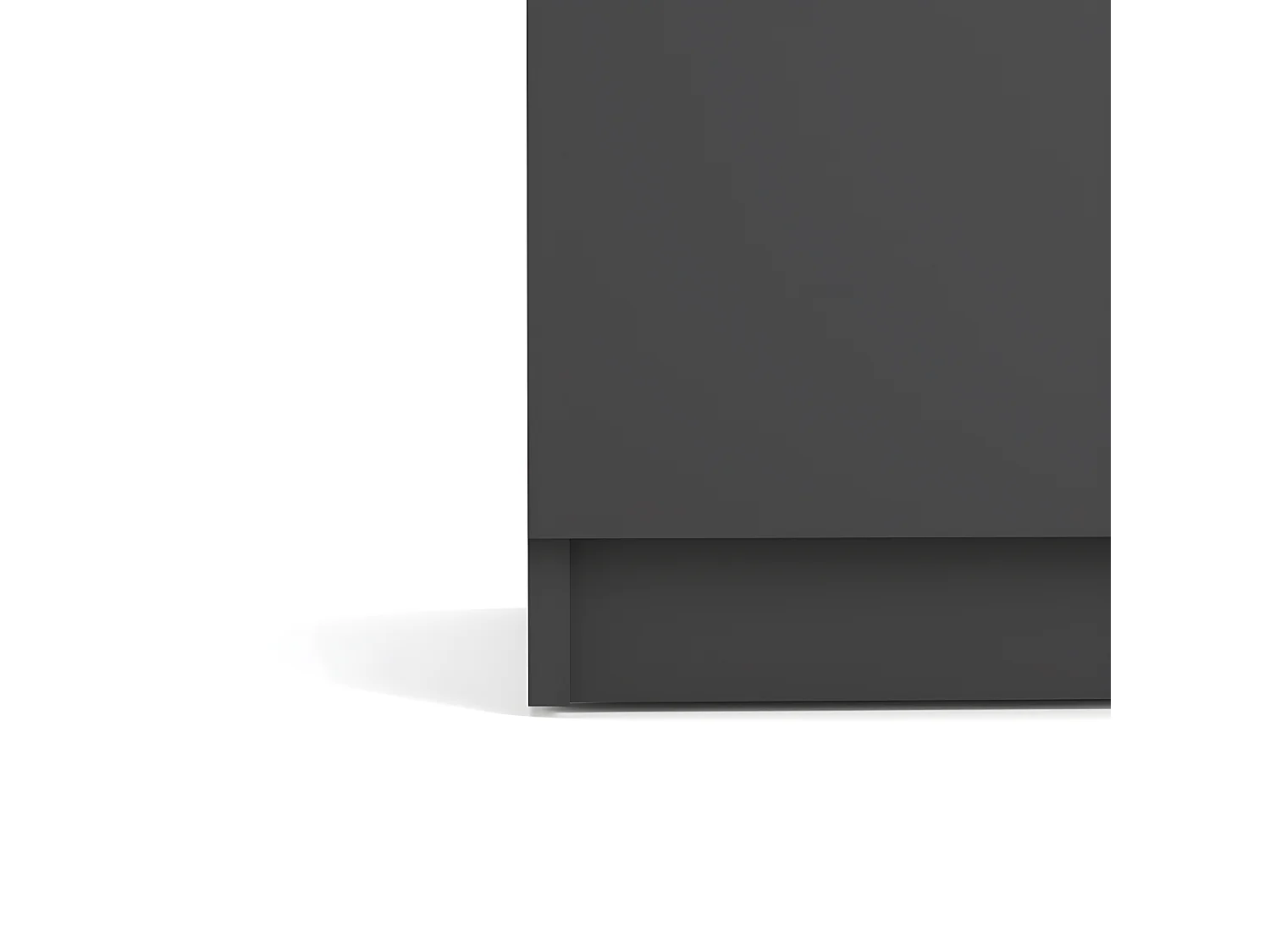 Nada Sideboard 2 Türen og 1 Schublade mattschwarz.