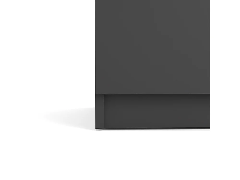 Nada Buffet 2 portes et 4 tiroirs, noir mat.