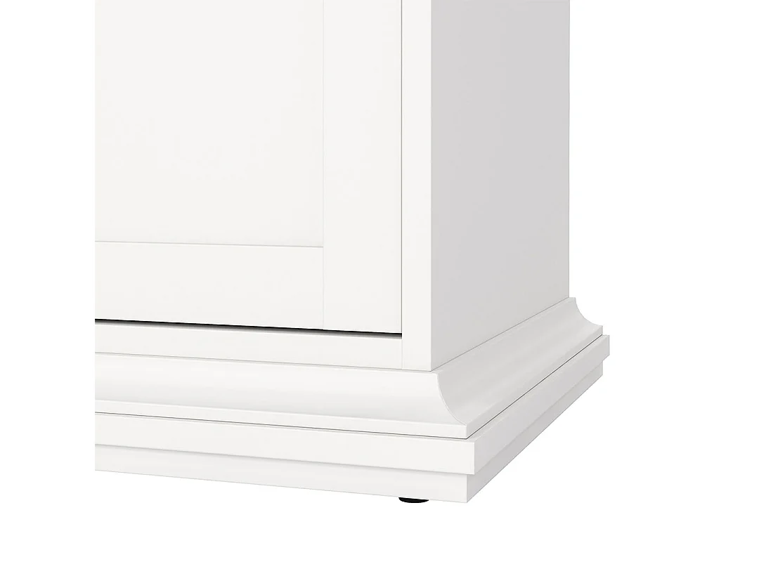 Venedig Buffet 3 portes et 3 tiroirs, largeur 143 cm, hauteur 91 cm, blanc.