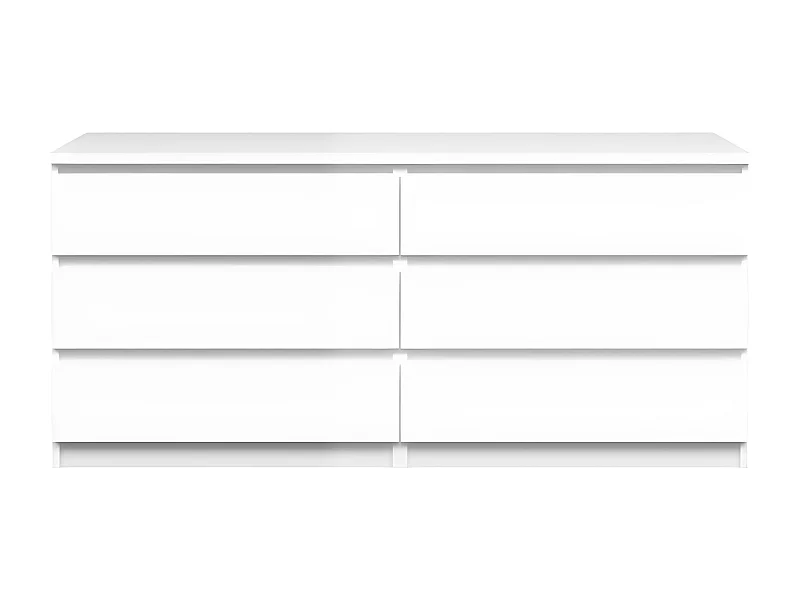 Nada ladekast 6 lades wit hoogglans.