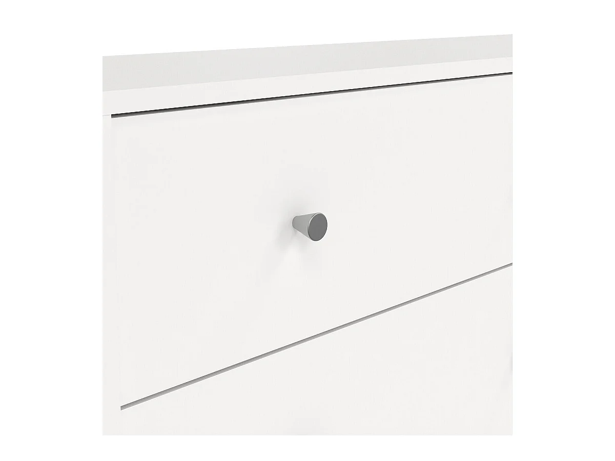 Maria Kommode breit mit 6 Schubladen, weiss.