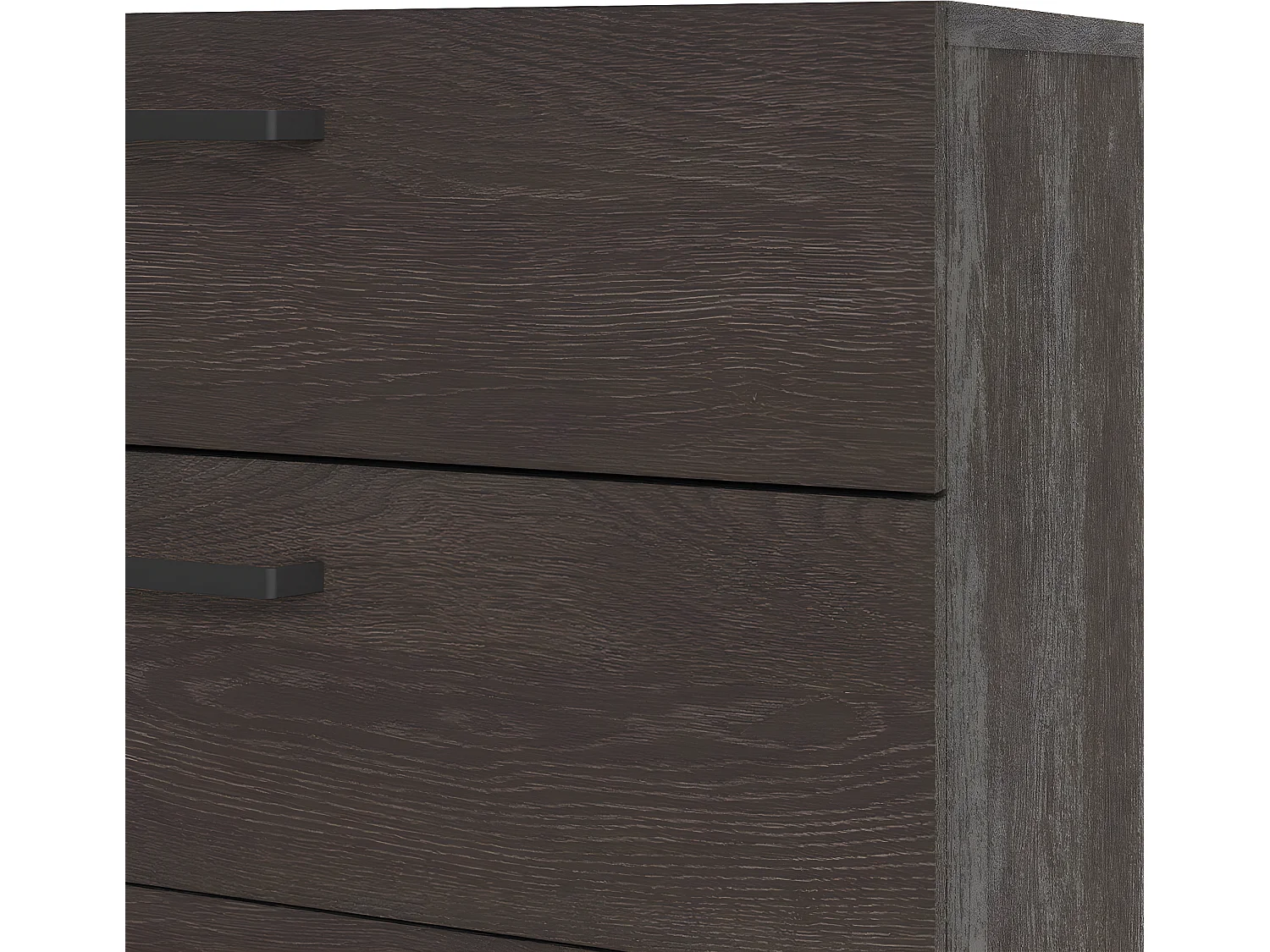 Dallas kommode 8 laden donker gebeitst eiken decor.