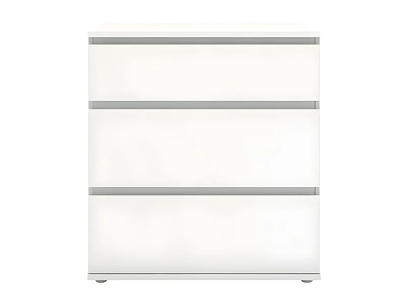 Nora Kommode 3 Schubladen. Weiss.