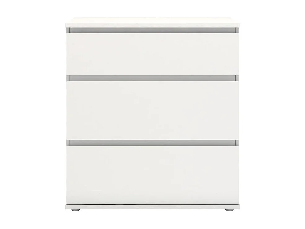 Nora Kommode 3 Schubladen. Weiss.