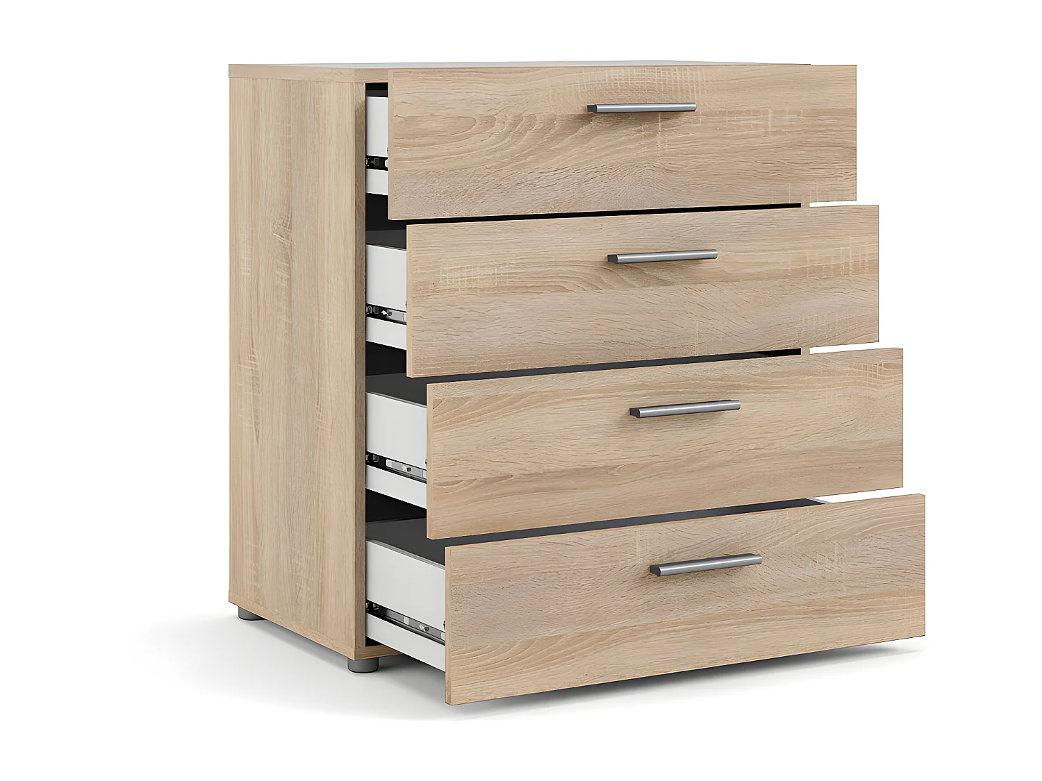 Petra Kommode mit 4 Schubladen, eiche dekor.