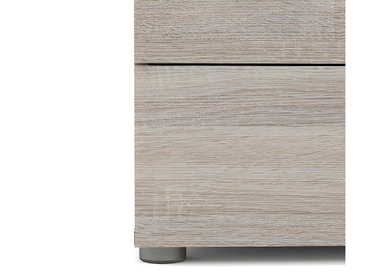 Petra Commode large avec 8 tiroirs, finition couleur truffe.