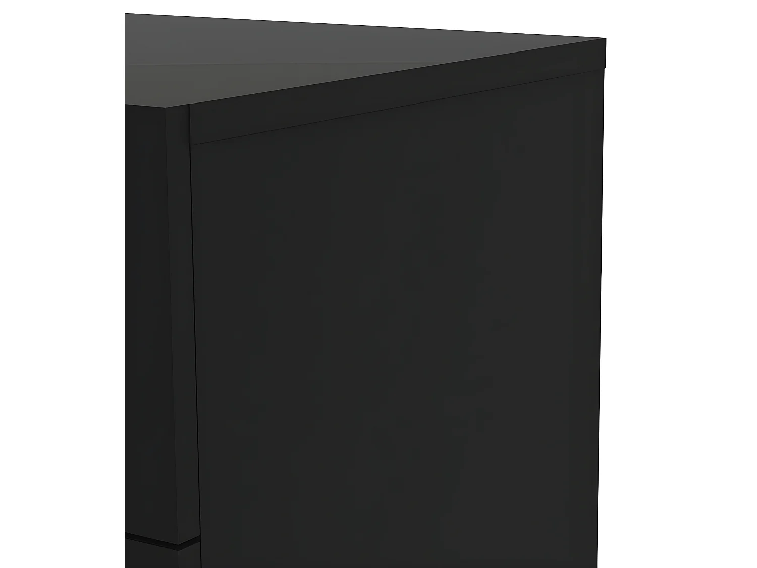 Petra kommode met 4 lades, matzwart.