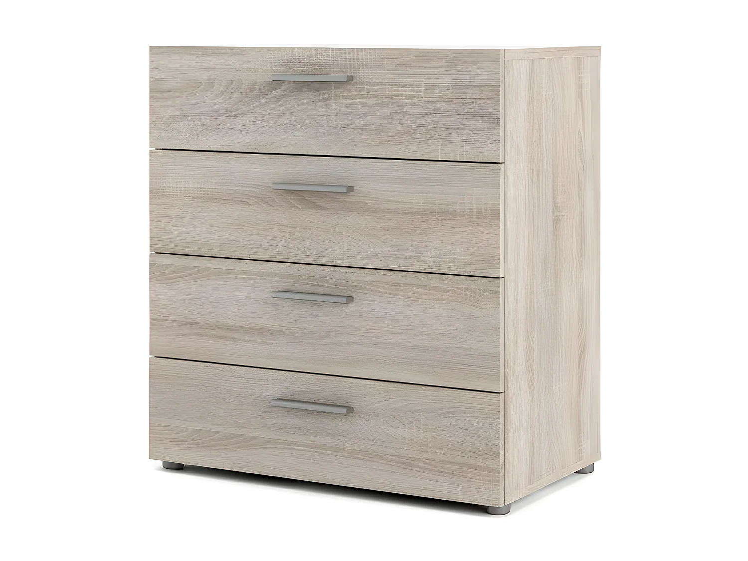 Petra kommode 4 lades truffelkleurig.