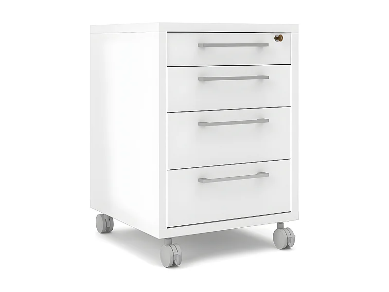 Prisme ladekast B 4 lades wit.