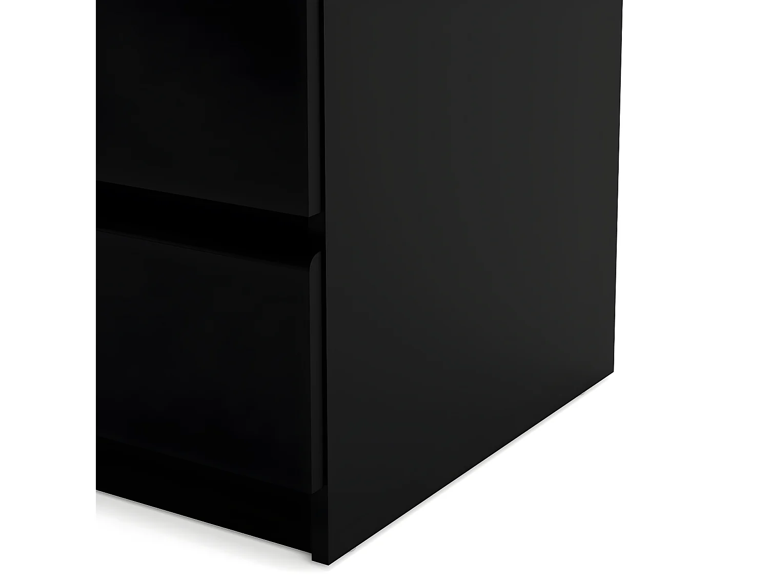 Nada Commode haute avec 5 tiroirs, noir mat.