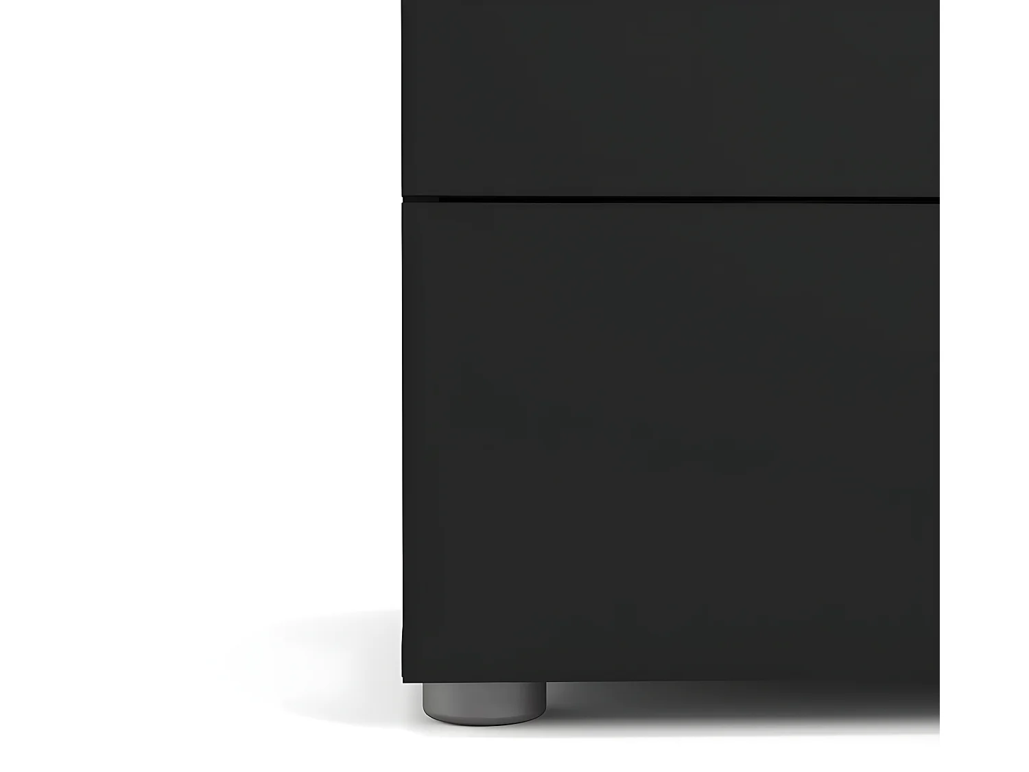 Petra Commode à 5 tiroirs, noir mat.