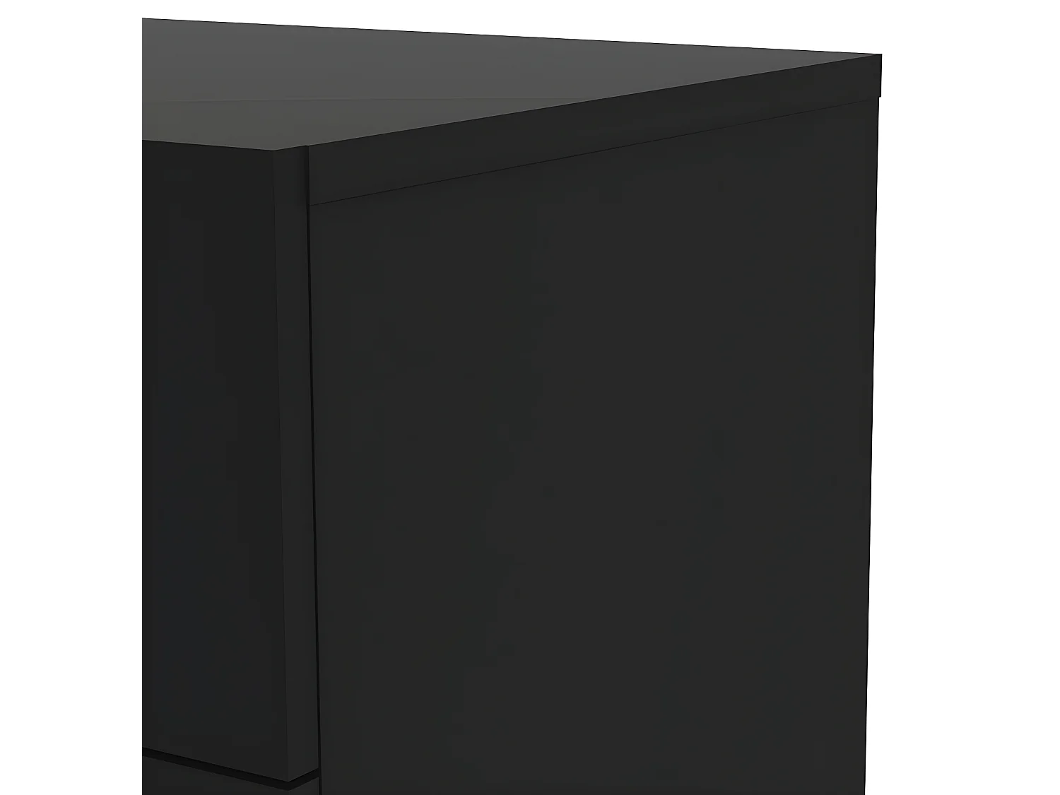 Petra Commode à 5 tiroirs, noir mat.