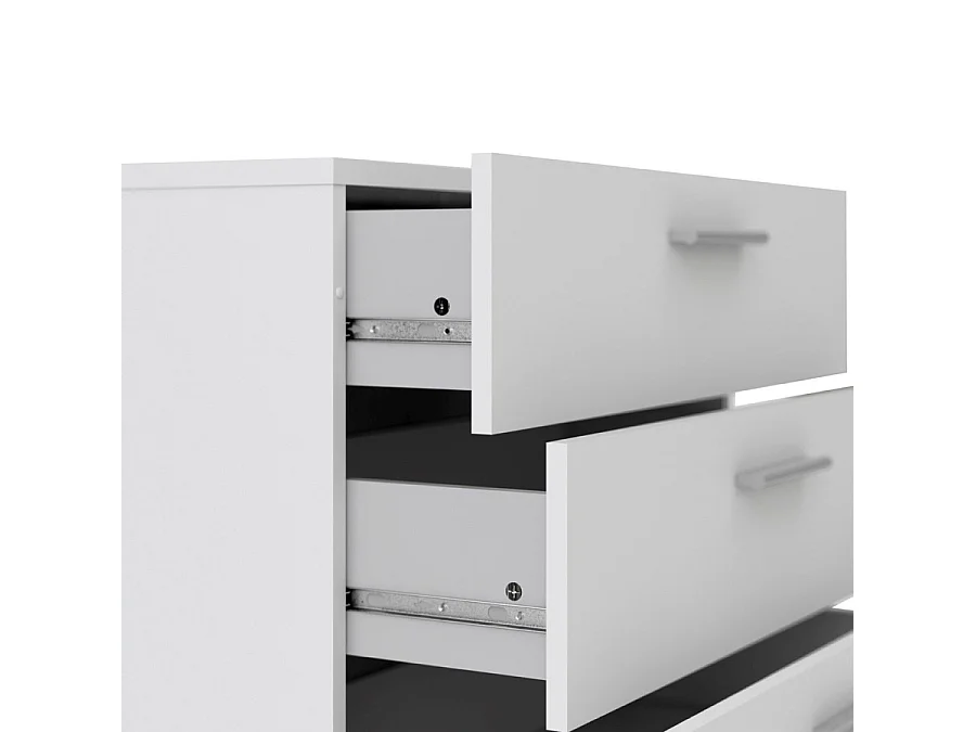 Petra Kommode 4 Schubladen weiss.