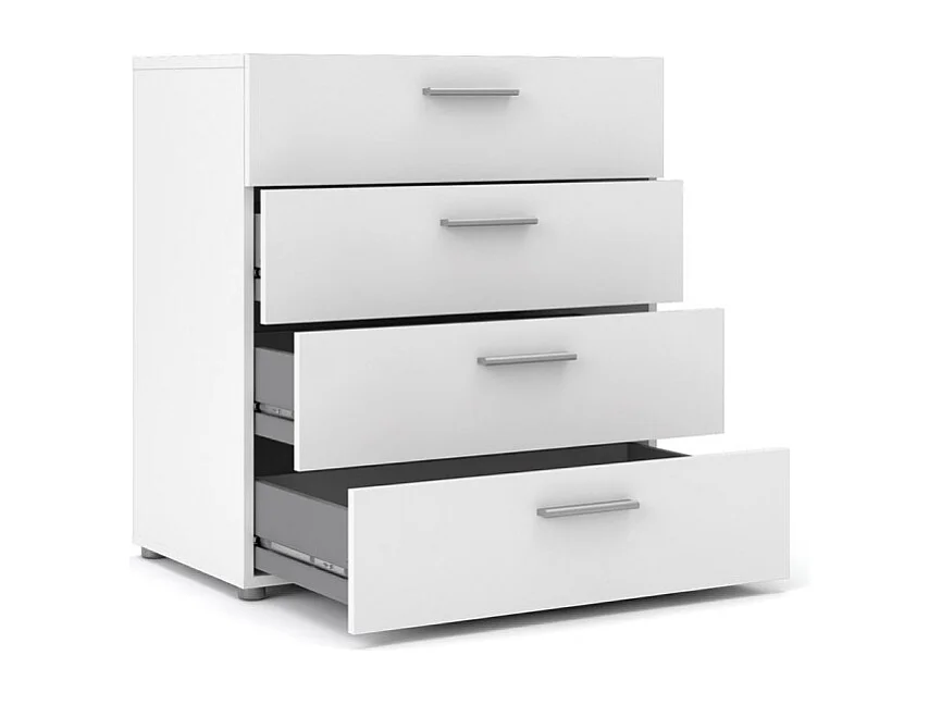 Petra Kommode 4 Schubladen weiss.