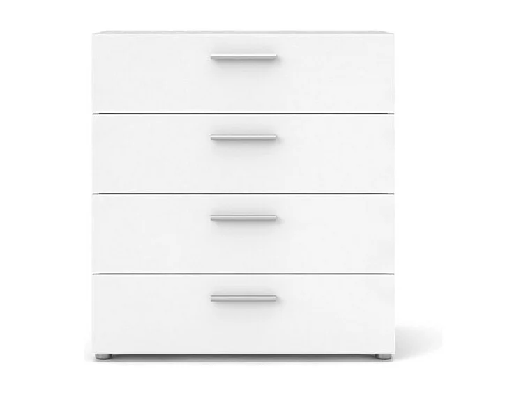 Petra kommode 4 lades wit.