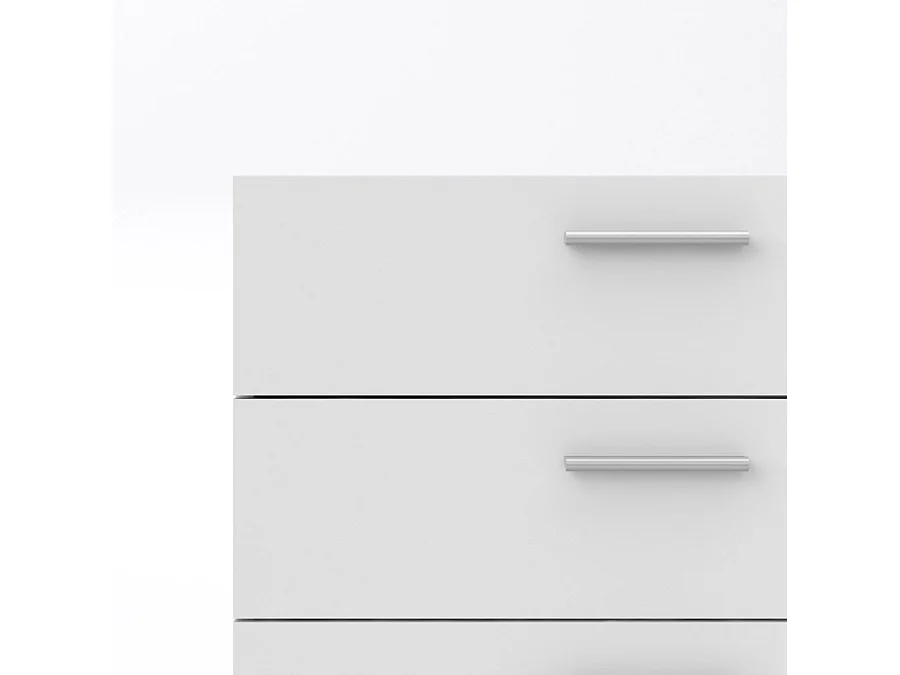 Petra kommode 4 lades wit.