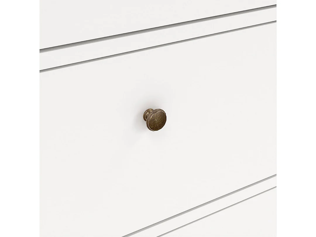 Venise Commode 6 tiroirs, blanc.