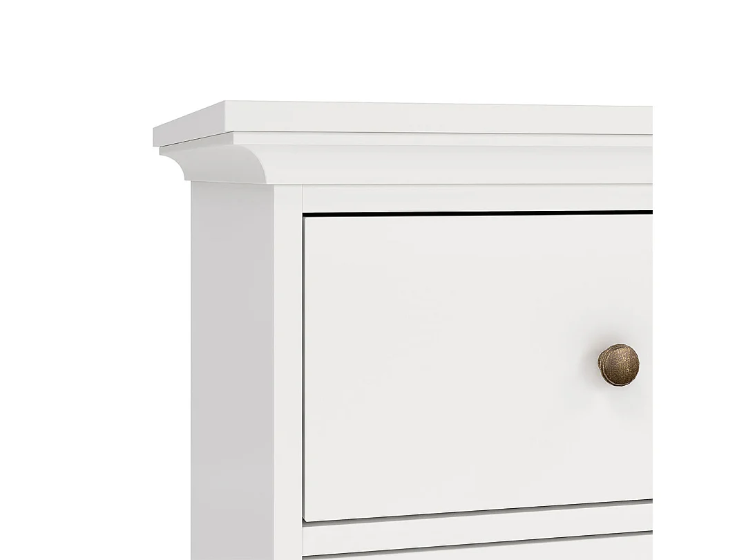 Venise Commode 6 tiroirs, blanc.