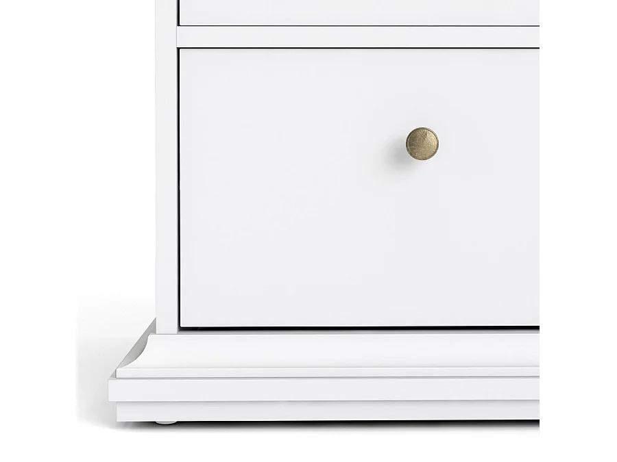 Venise Commode 6 tiroirs, blanc.