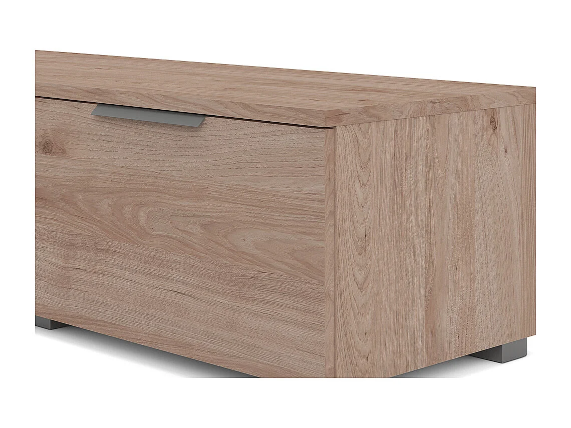 Meuble TV 2 tiroirs et 2 niches L173 cm - BILLIE